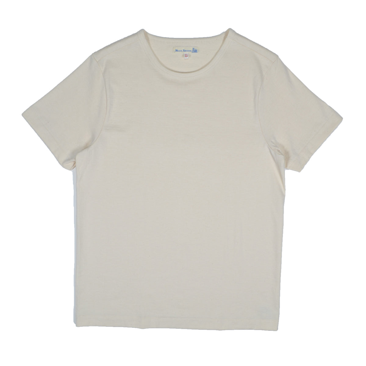 Plain white t-shirt on a white background