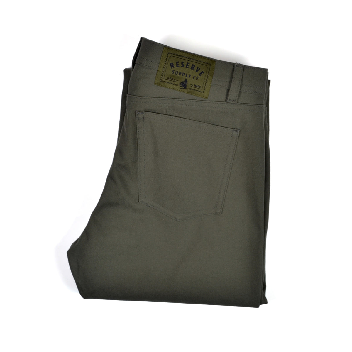 RESERVE SUPPLY COMPANY 10OZ CANVAS WORK PANT - OLIVE – Reserve