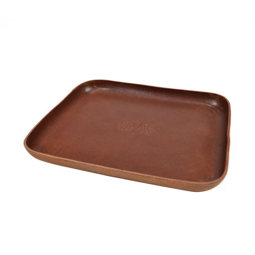 VALET TRAY LARGE - LIGHT BROWN