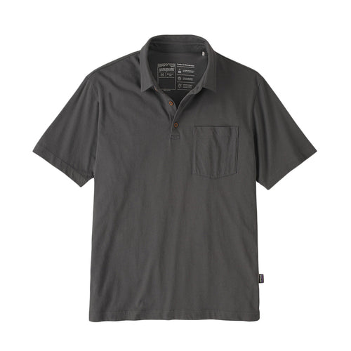 COTTON IN CONVERSION LIGHTWEIGHT POLO - FORGE GREY