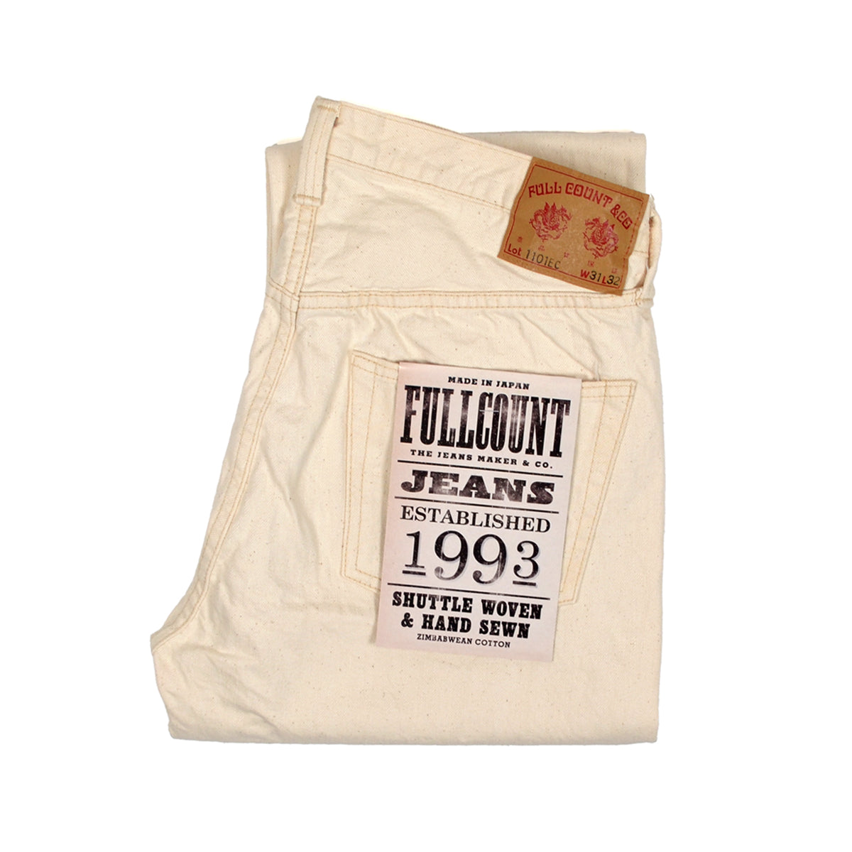 1101 - STRAIGHT ECRU SELVEDGE