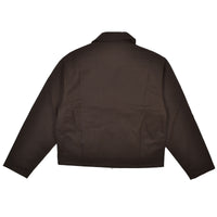 CLUB JACKET - BROWN WRINKLE NYLON