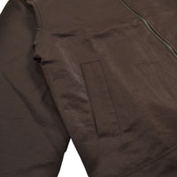 CLUB JACKET - BROWN WRINKLE NYLON