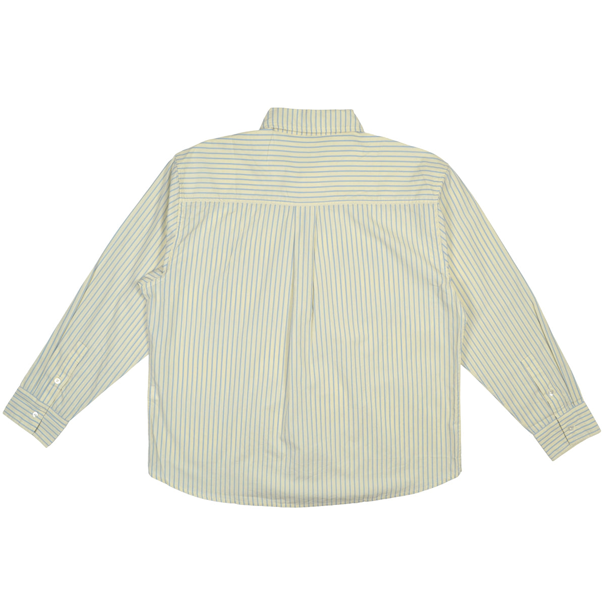 COMMUTER SHIRT - BLUE ECRU STRIPE