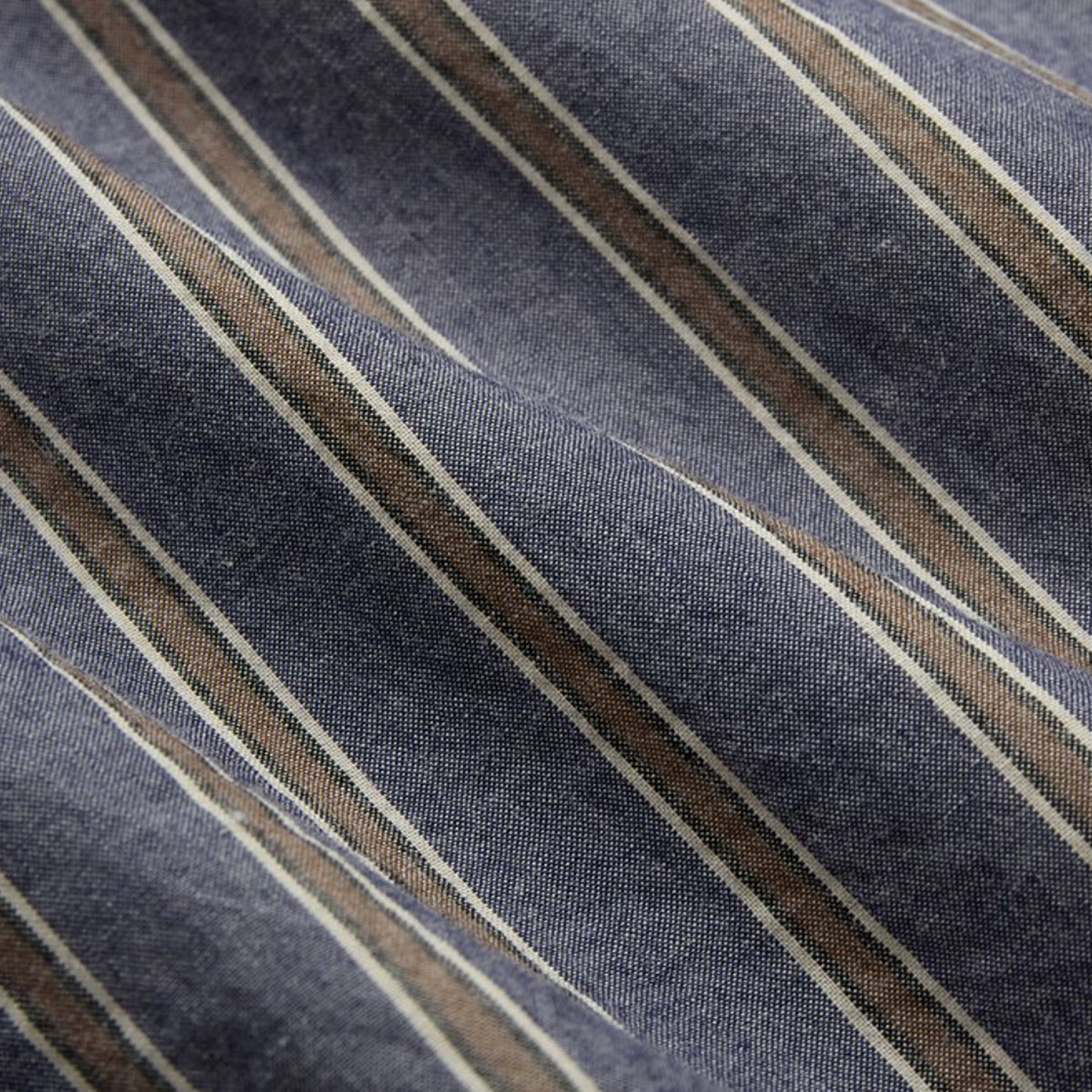 COMMUTER SHIRT - NAVY / COYOTE STRIPE