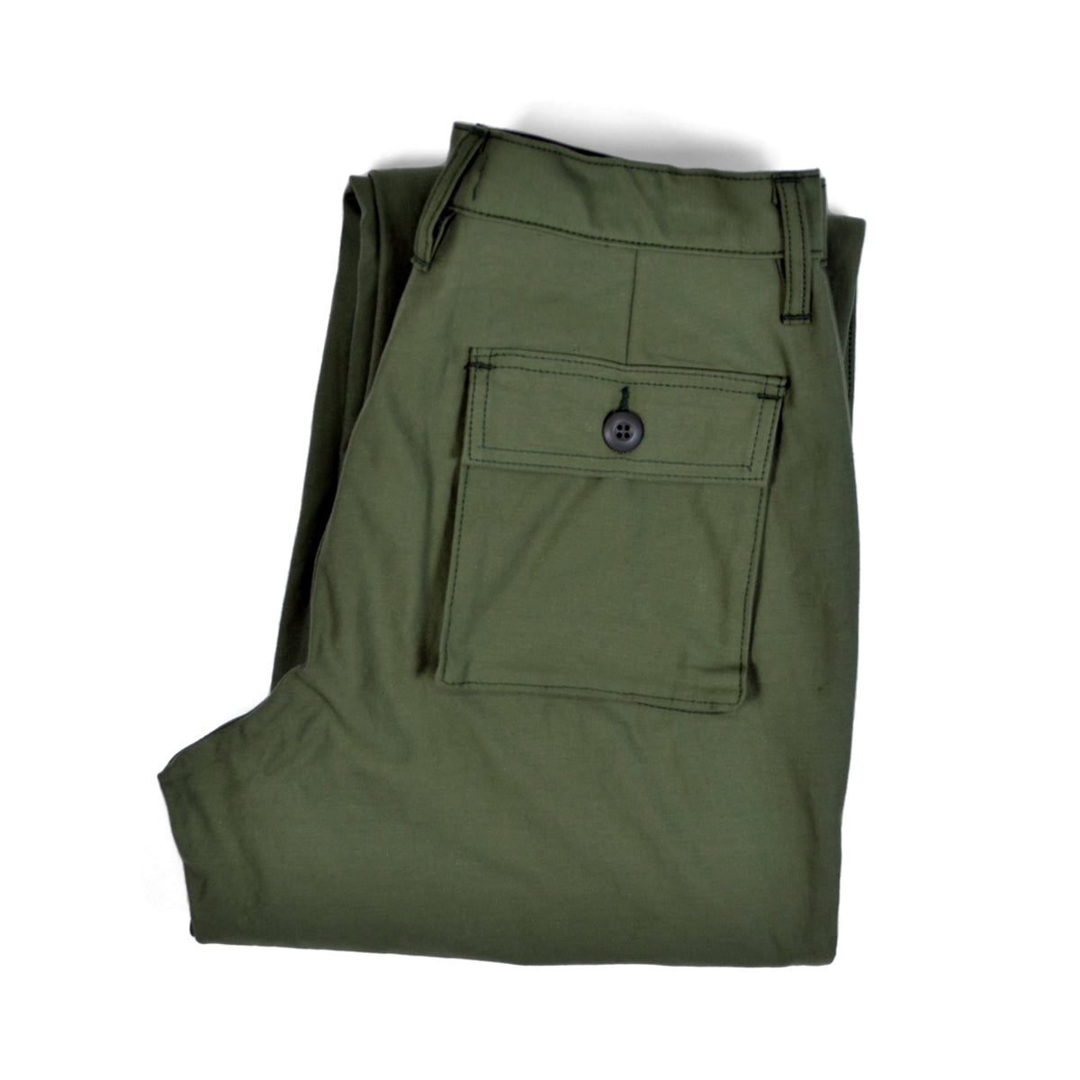 3SIXTEEN FATIGUE PANTS - OLIVE BACK SATIN
