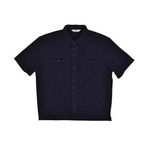 3SIXTEEN SHORT SLEEVE WIDE SHIRT - MIDNIGHT TWILL