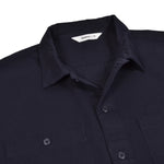 3SIXTEEN SHORT SLEEVE WIDE SHIRT - MIDNIGHT TWILL