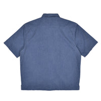 SHORT SLEEVE WORK SHIRT - BLUE PIGMENT DYE