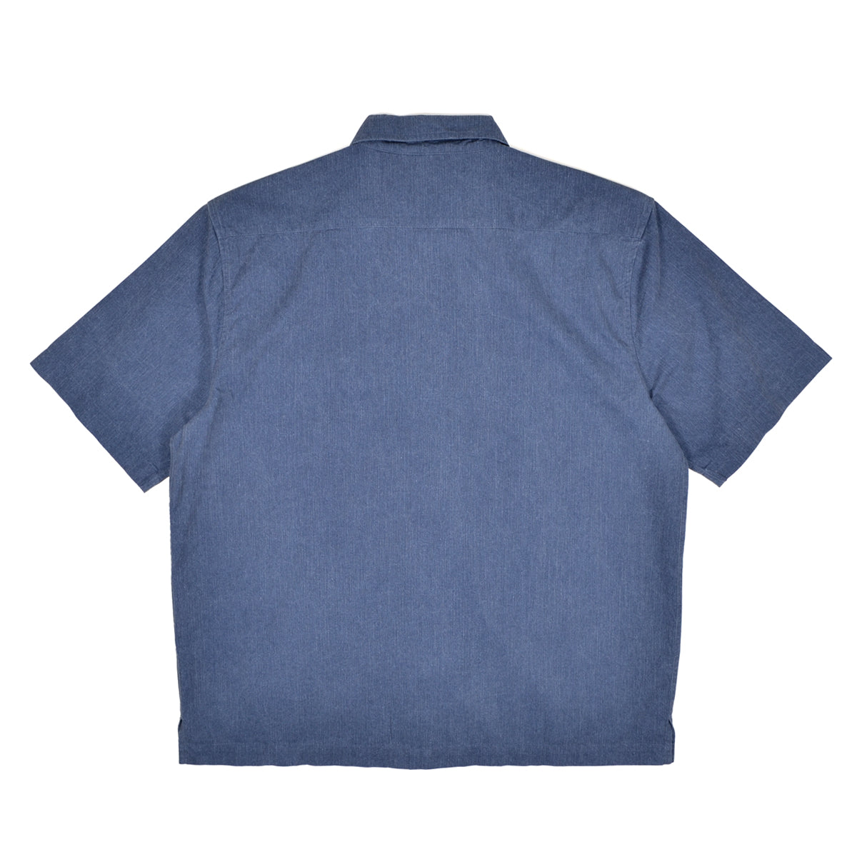 SHORT SLEEVE WORK SHIRT - BLUE PIGMENT DYE