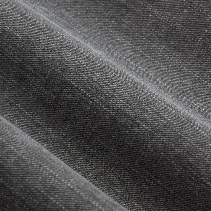 Close-up of dark gray fabric texture