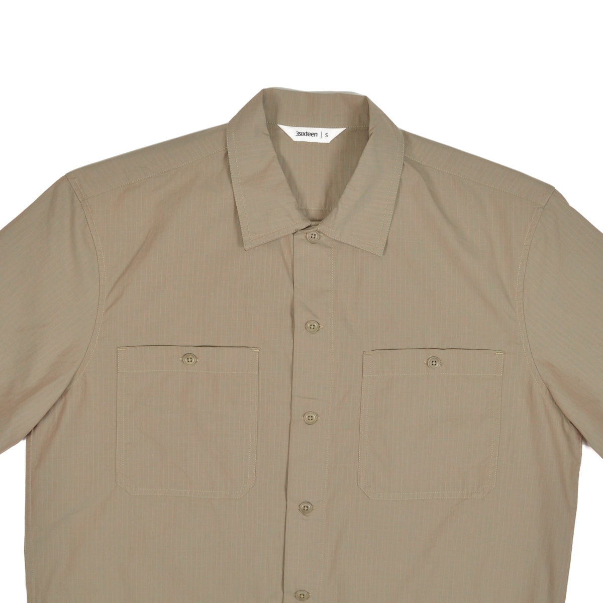 3SIXTEEN SHORT SLEEVE WORK SHIRT - IRIDESCENT RIPSTOP
