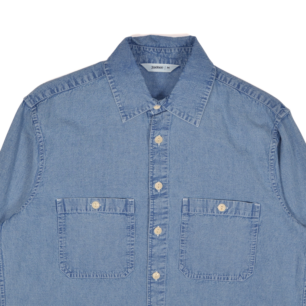 UTILITY SHIRT CHAMBRAY - WASHED INDIGO