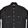 3SIXTEEN UTILITY SHIRT CHAMBRAY - BLACK