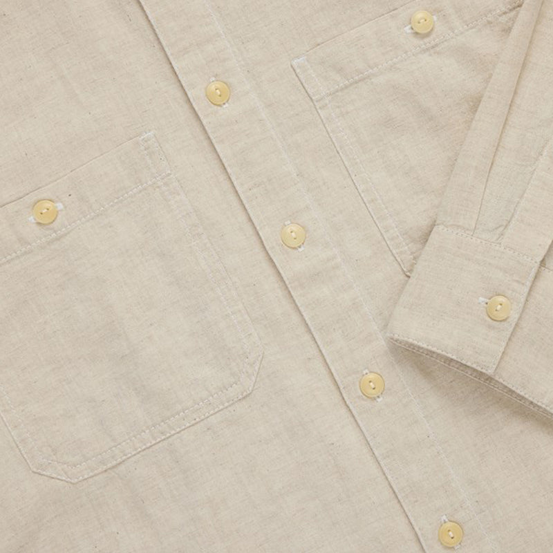 UTILITY SHIRT CHAMBRAY - ECRU