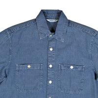 3SIXTEEN UTILITY SHIRT CHAMBRAY - INDIGO