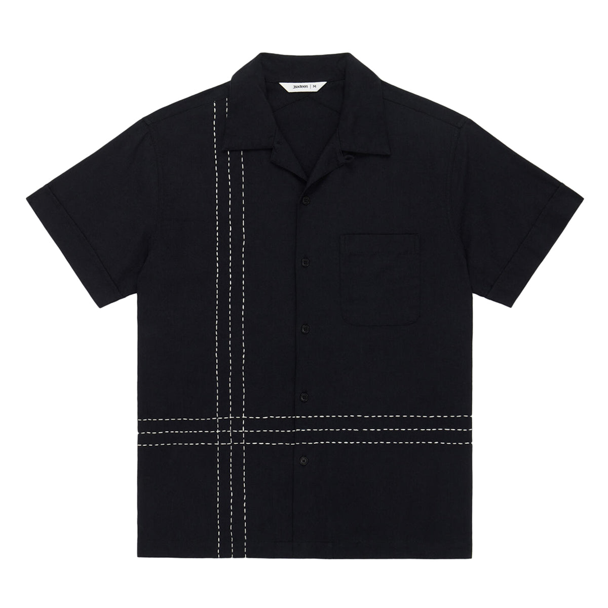 3SIXTEEN VACATION SHIRT - BLACK HAND STITCH – Reserve Supply Company