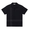 3SIXTEEN VACATION SHIRT - BLACK HAND STITCH