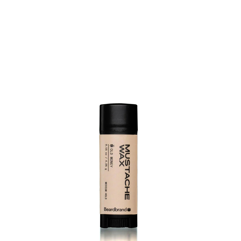 Beardbrand Mustache Wax tube on a white background
