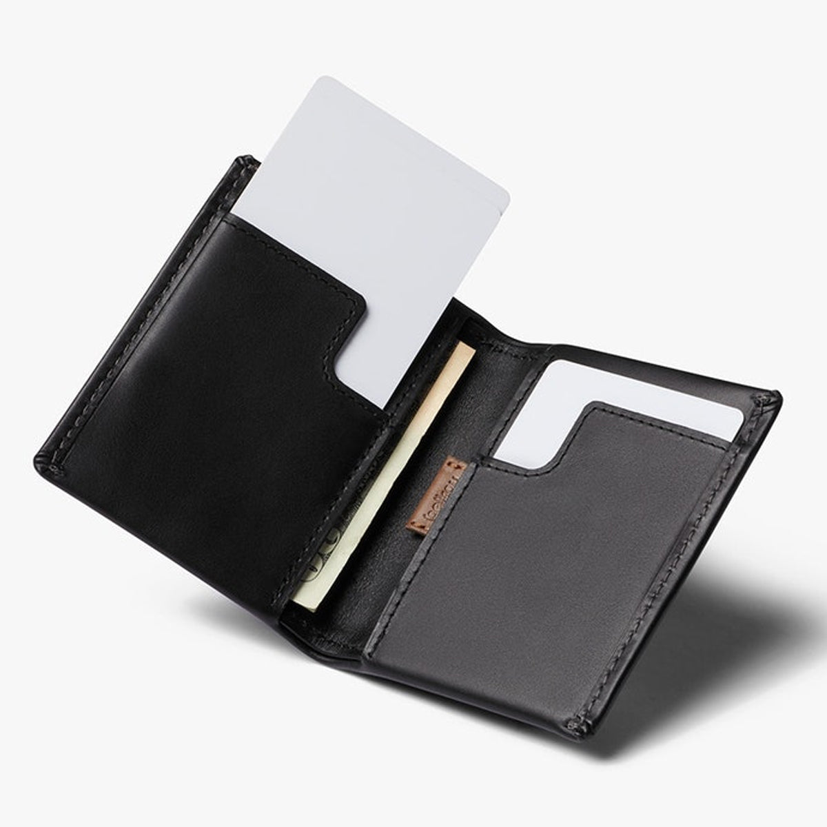 Bellroy Slim Sleeve 二つ折り財布 ブラック Amazon.com: Bellroy Slim Sleeve, slim leather wallet (Max. 8 cards