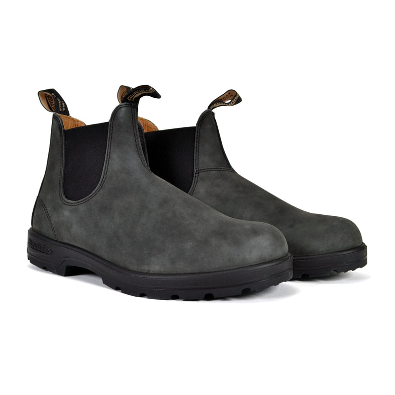 STYLE 587 CHELSEA BOOTS - RUSTIC BLACK