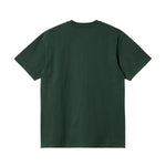 3SIXTEEN CHASE S/S T-SHIRT - DISCOVERY GREEN/GOLD