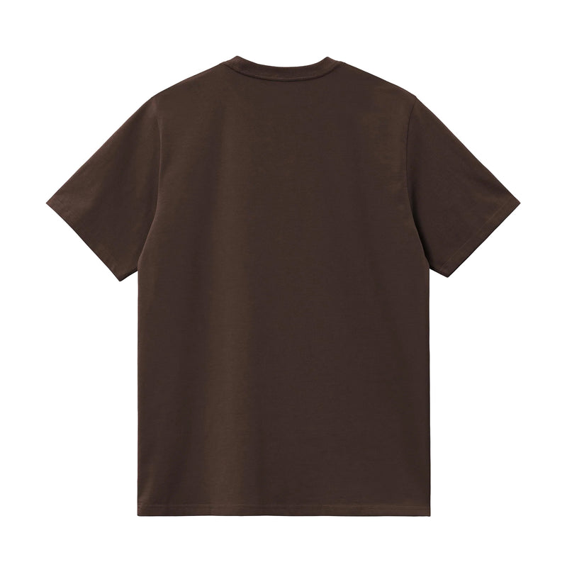 Brown t-shirt on a white background
