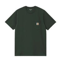 S/S POCKET T-SHIRT - DARK SCARAB