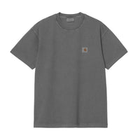 S/S VISTA T-SHIRT - BLACK GARMENT DYED