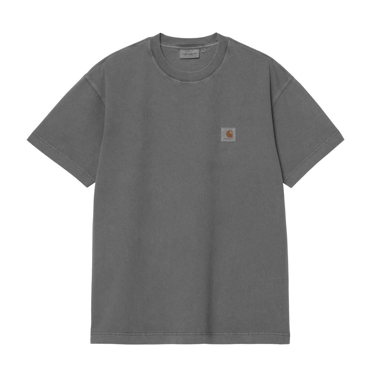 S/S VISTA T-SHIRT - BLACK GARMENT DYED