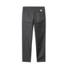 CARHARTT WIP SID PANT - GRAPHITE