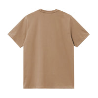 CARHARTT WIP CHASE T-SHIRT - PEANUT / GOLD