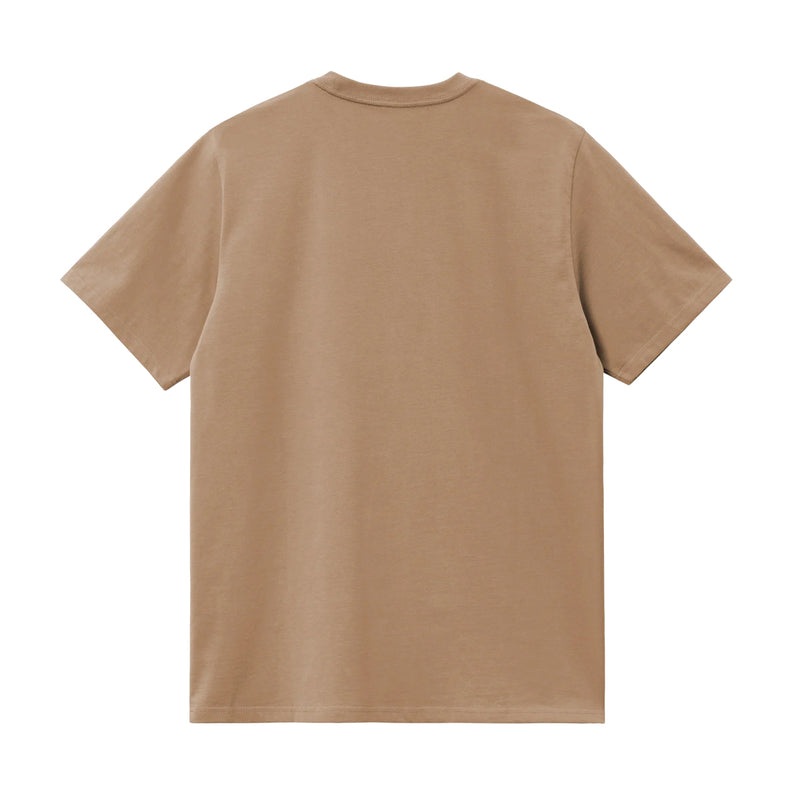 CARHARTT WIP CHASE T-SHIRT - PEANUT / GOLD