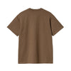 CARHARTT WIP CHASE T-SHIRT - CHOCOLATE / GOLD