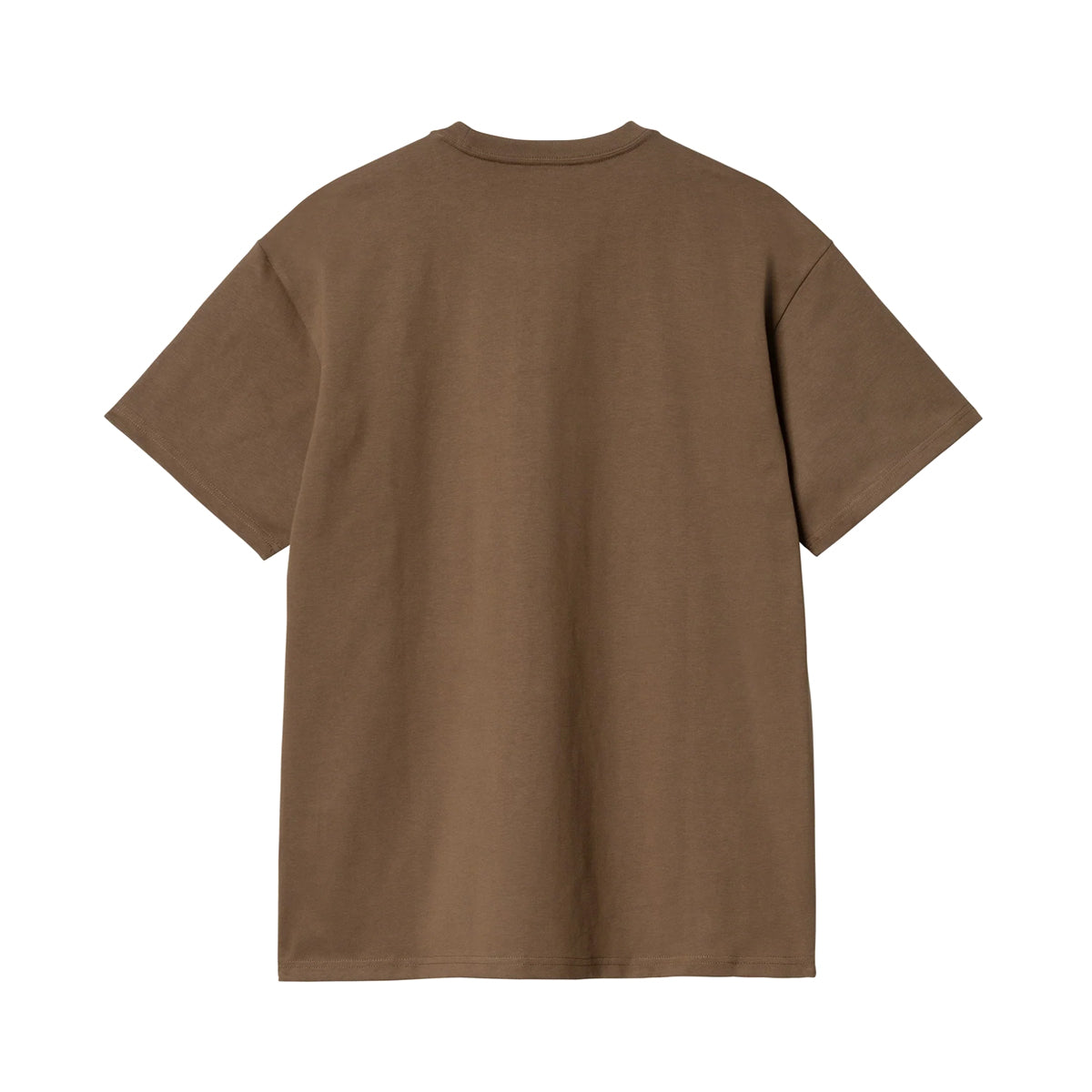 CARHARTT WIP CHASE T-SHIRT - CHOCOLATE / GOLD