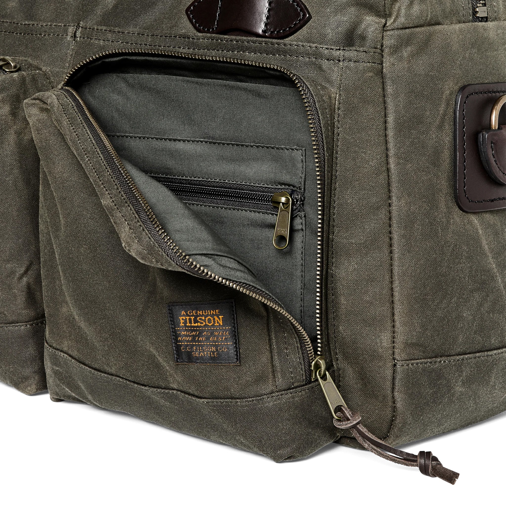 48-HOUR TIN CLOTH DUFFLE BAG - OTTER GREEN