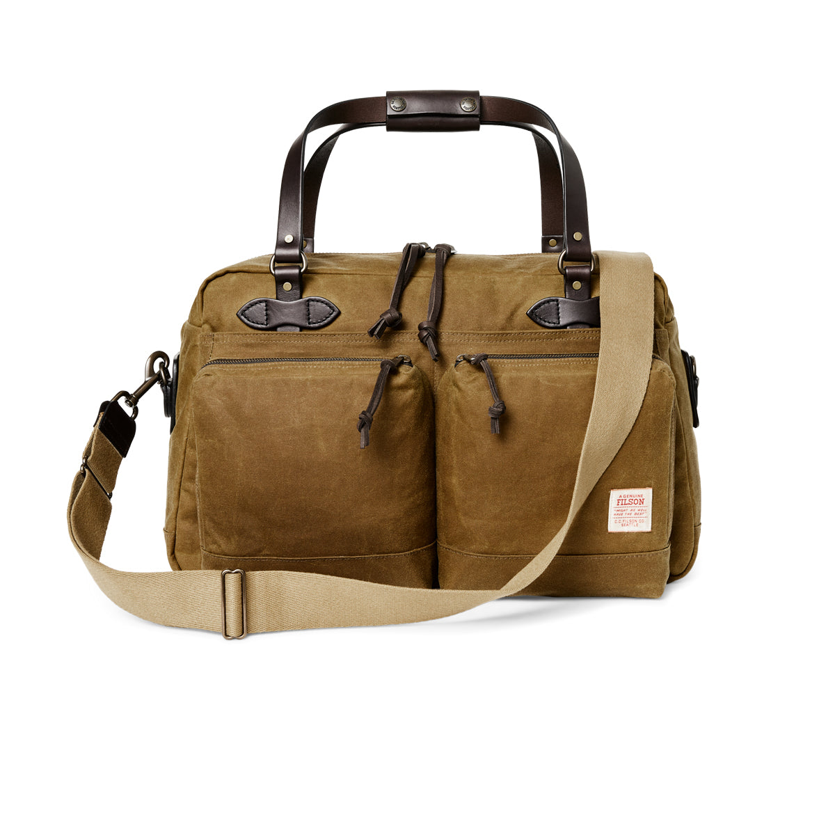 48-HOUR TIN CLOTH DUFFLE BAG - TAN