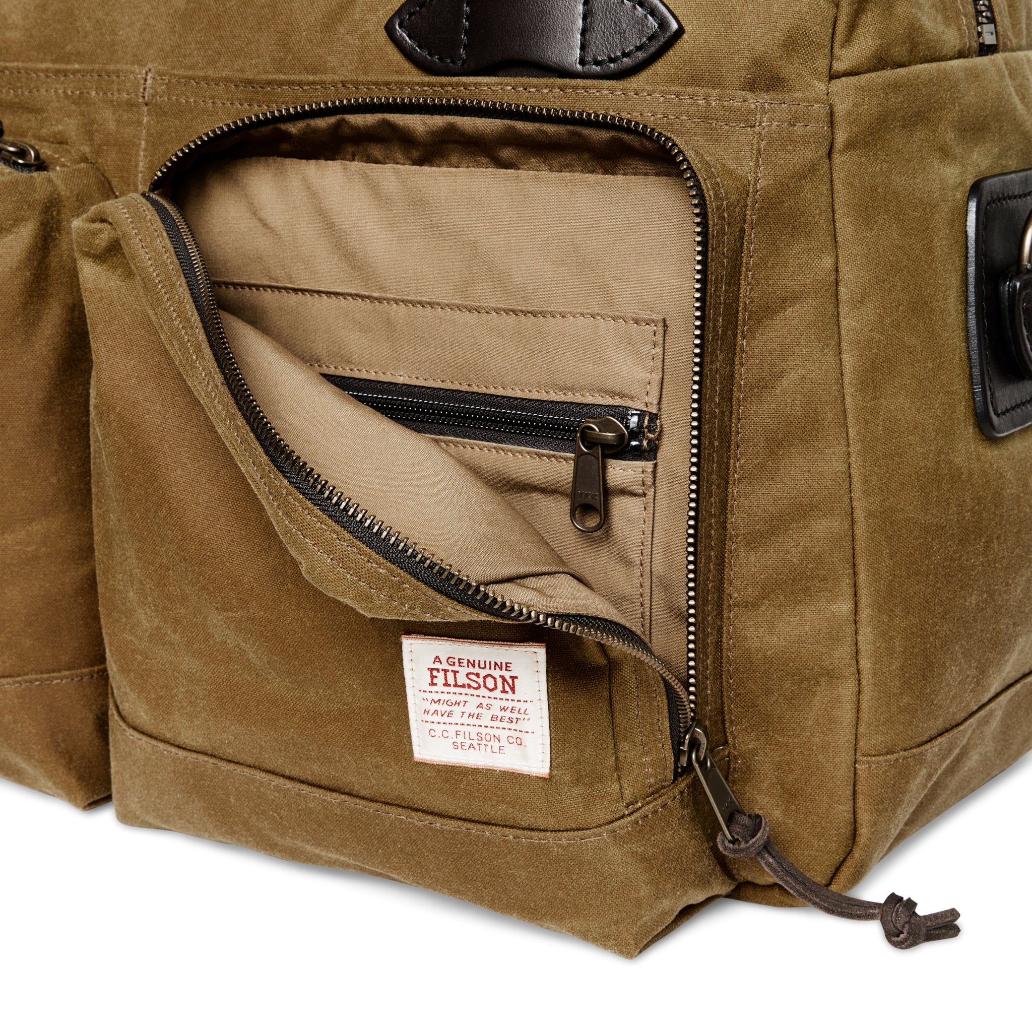 48-HOUR TIN CLOTH DUFFLE BAG - TAN
