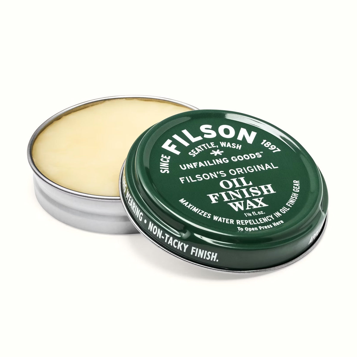 FILSON OIL FINISH WAX 1OZ TIN