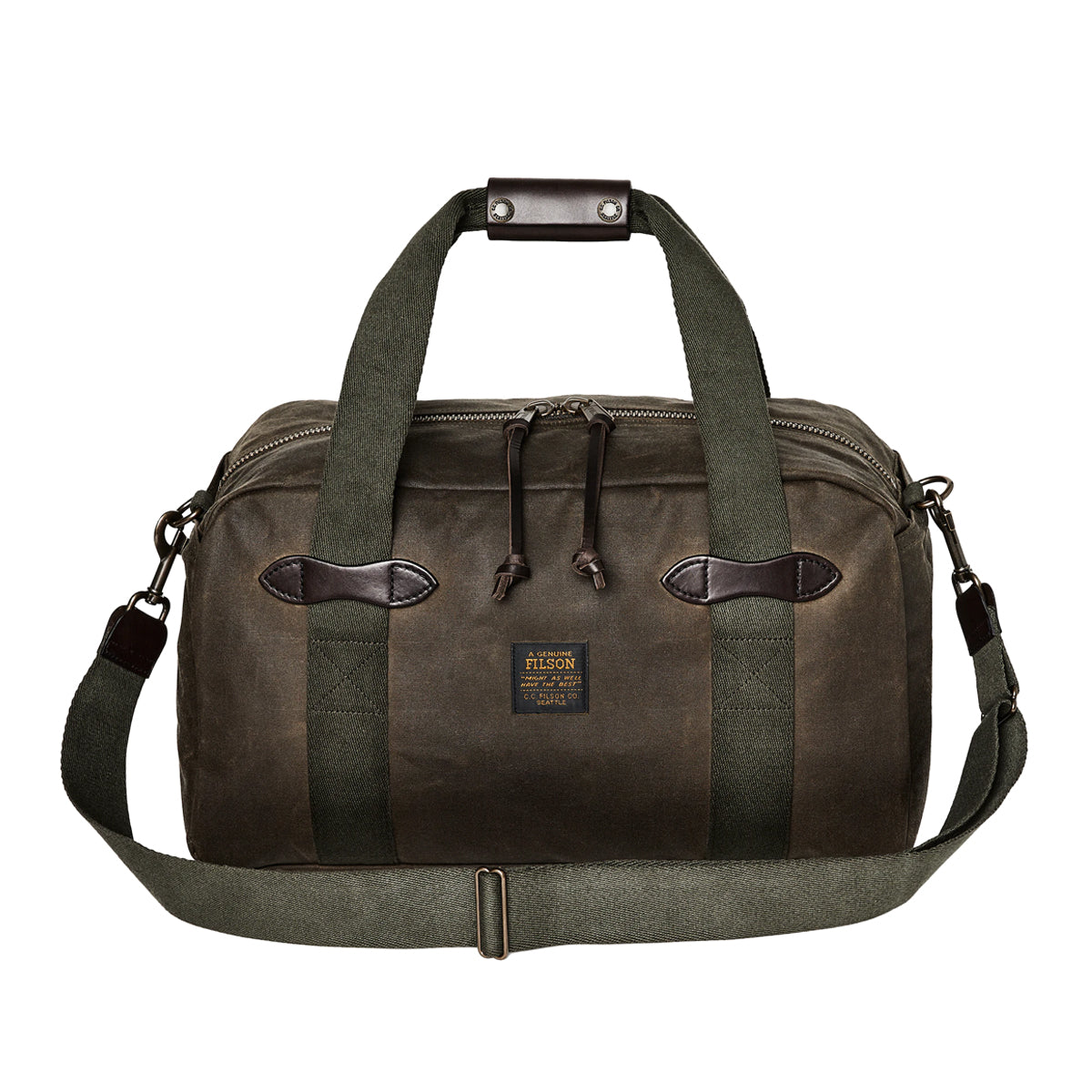 FILSON TIN CLOTH SMALL DUFFLE BAG - OTTER GREEN – Reserve Supply 