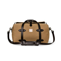 SMALL RUGGED TWILL DUFFLE BAG - TAN