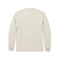 FILSON WAFFLE KNIT THERMAL CREW - SAND