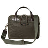 FILSON TIN CLOTH COMPACT BRIEFCASE - OTTER GREEN