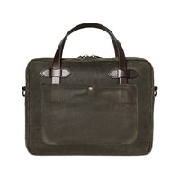 FILSON TIN CLOTH COMPACT BRIEFCASE - OTTER GREEN