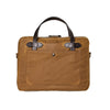 FILSON TIN CLOTH COMPACT BRIEFCASE - DARK TAN