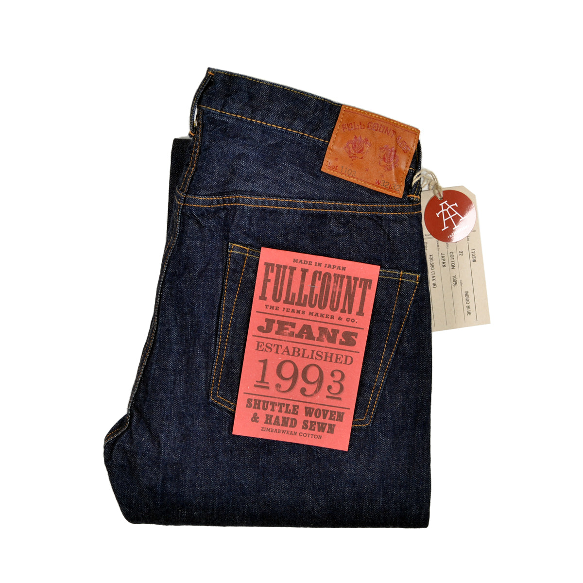 FULLCOUNT 1103 - CLEAN STRAIGHT DENIM – Reserve Supply Company