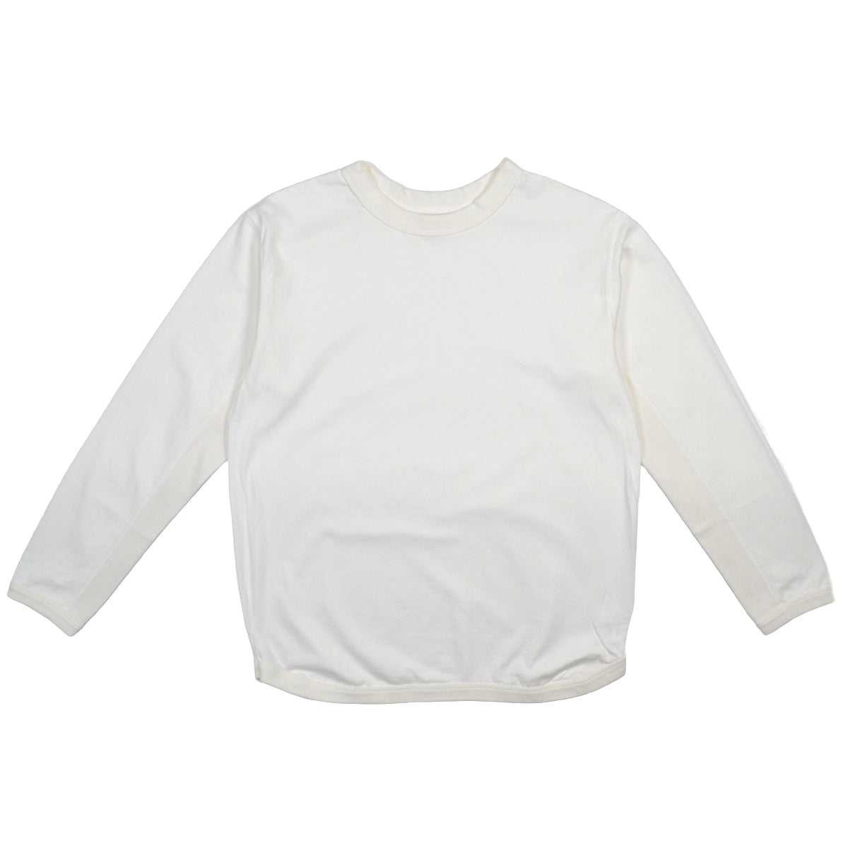 5222L FLAT SEAM HEAVYWEIGHT L/S - WHITE