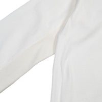 5222L FLAT SEAM HEAVYWEIGHT L/S - WHITE