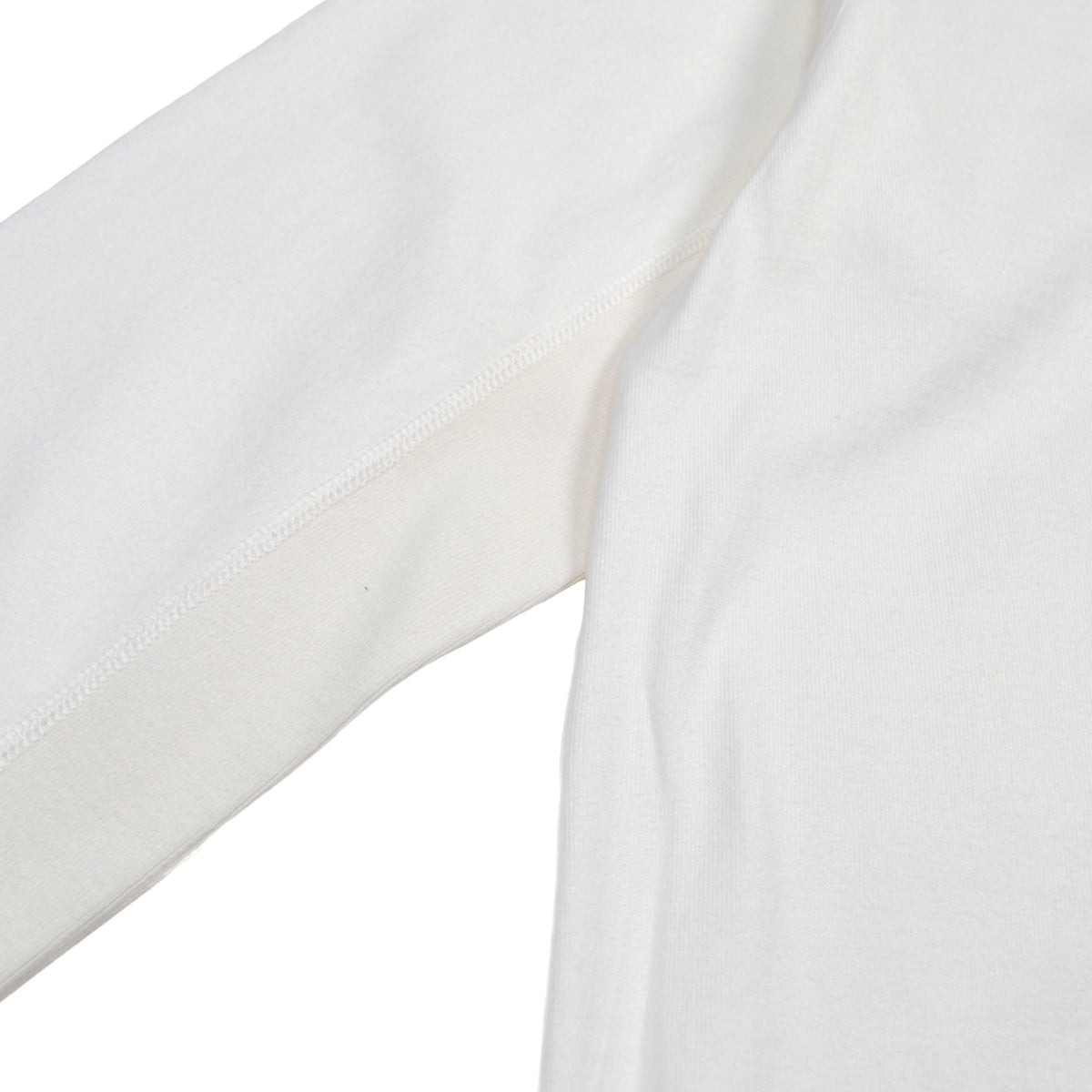 5222L FLAT SEAM HEAVYWEIGHT L/S - WHITE