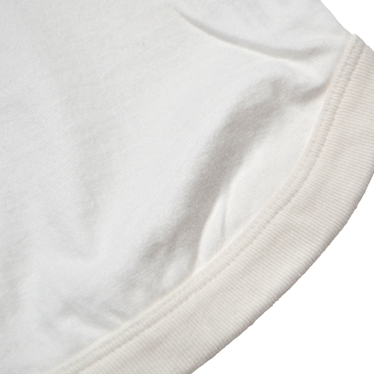 5222L FLAT SEAM HEAVYWEIGHT L/S - WHITE